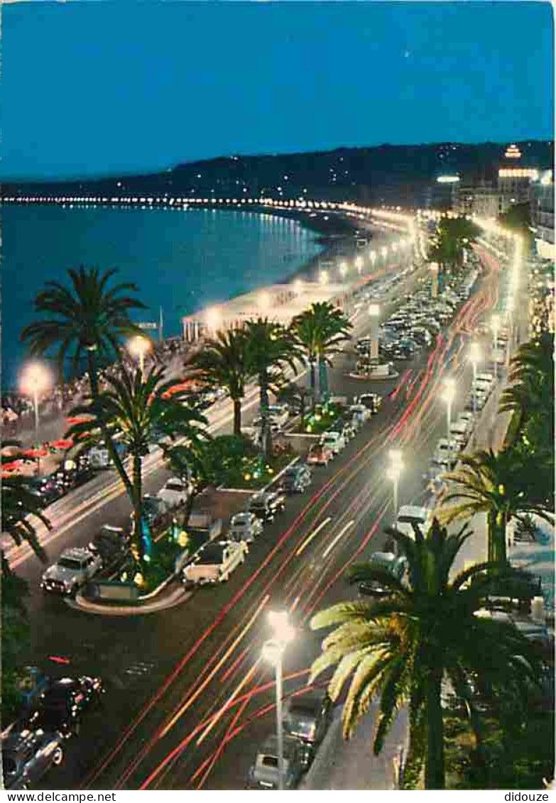 06 - Nice - La Promenade des Anglais la Nuit - CPM - Voir Scans Recto-Verso