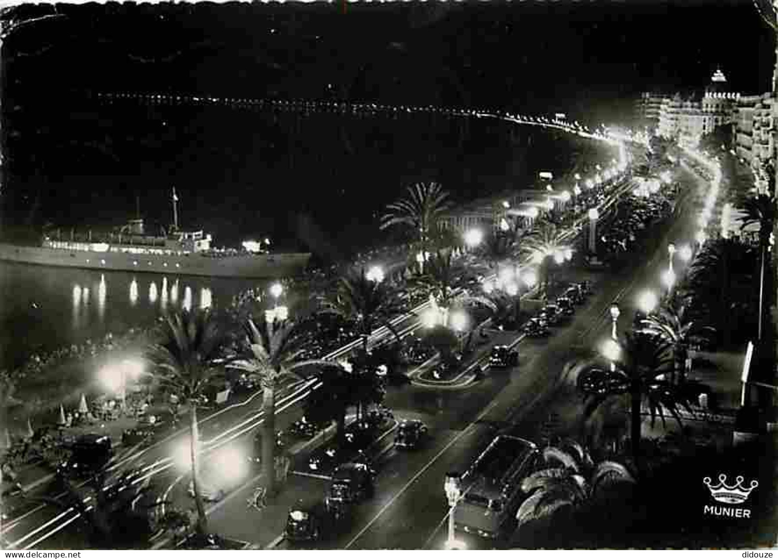 06 - Nice - La Promenade des Anglais la nuit - CPM - Voir Scans Recto-Verso