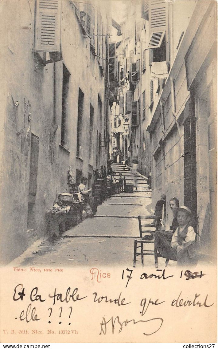 06-NICE-VIEUX NICE- UNE RUE