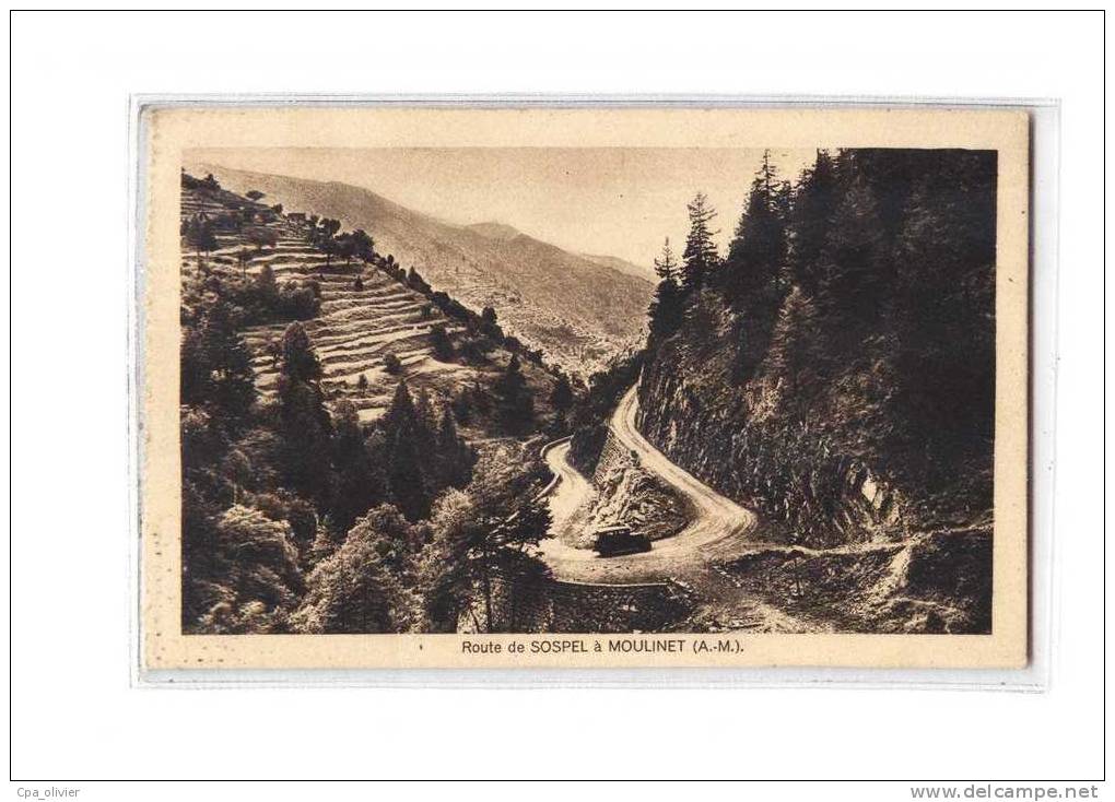 06 SOSPEL (environs) Route de Sospel à Moulinet ed Gilletta, 194?