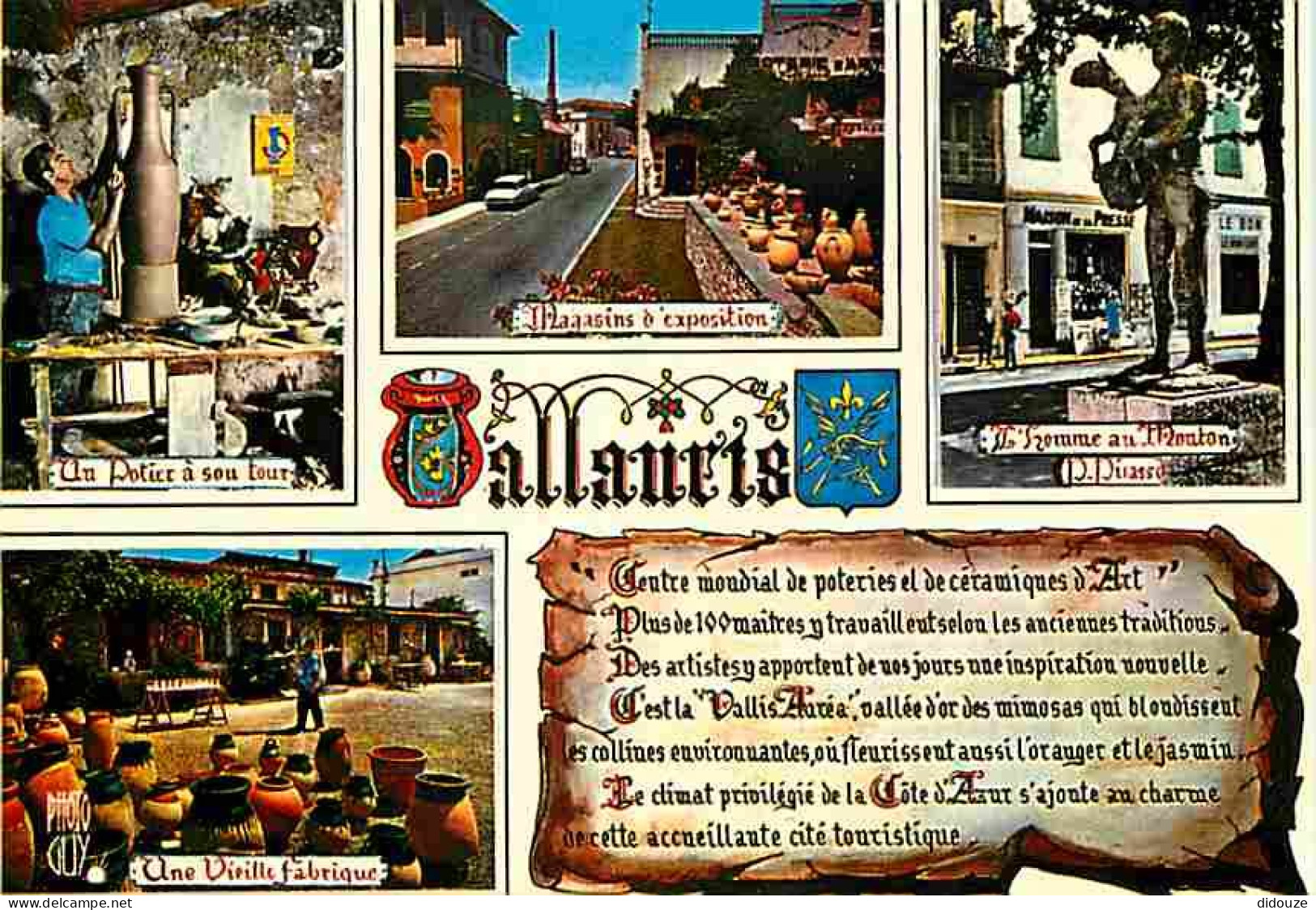 06 - Vallauris - Multivues - CPM - Voir Scans Recto-Verso