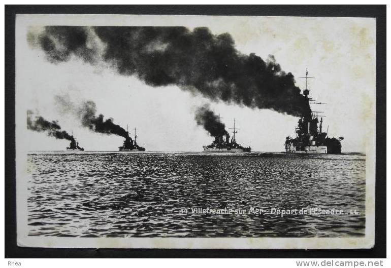 06 Villefranche-sur-Mer bateau de guerre D06D K06159K C06159C RH018554