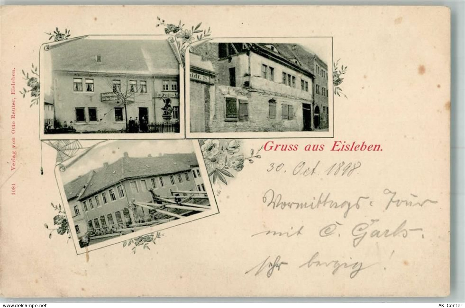 06295 O4250 Lutherstadt Eisleben 1898 - Wohnhäuser - 13660892