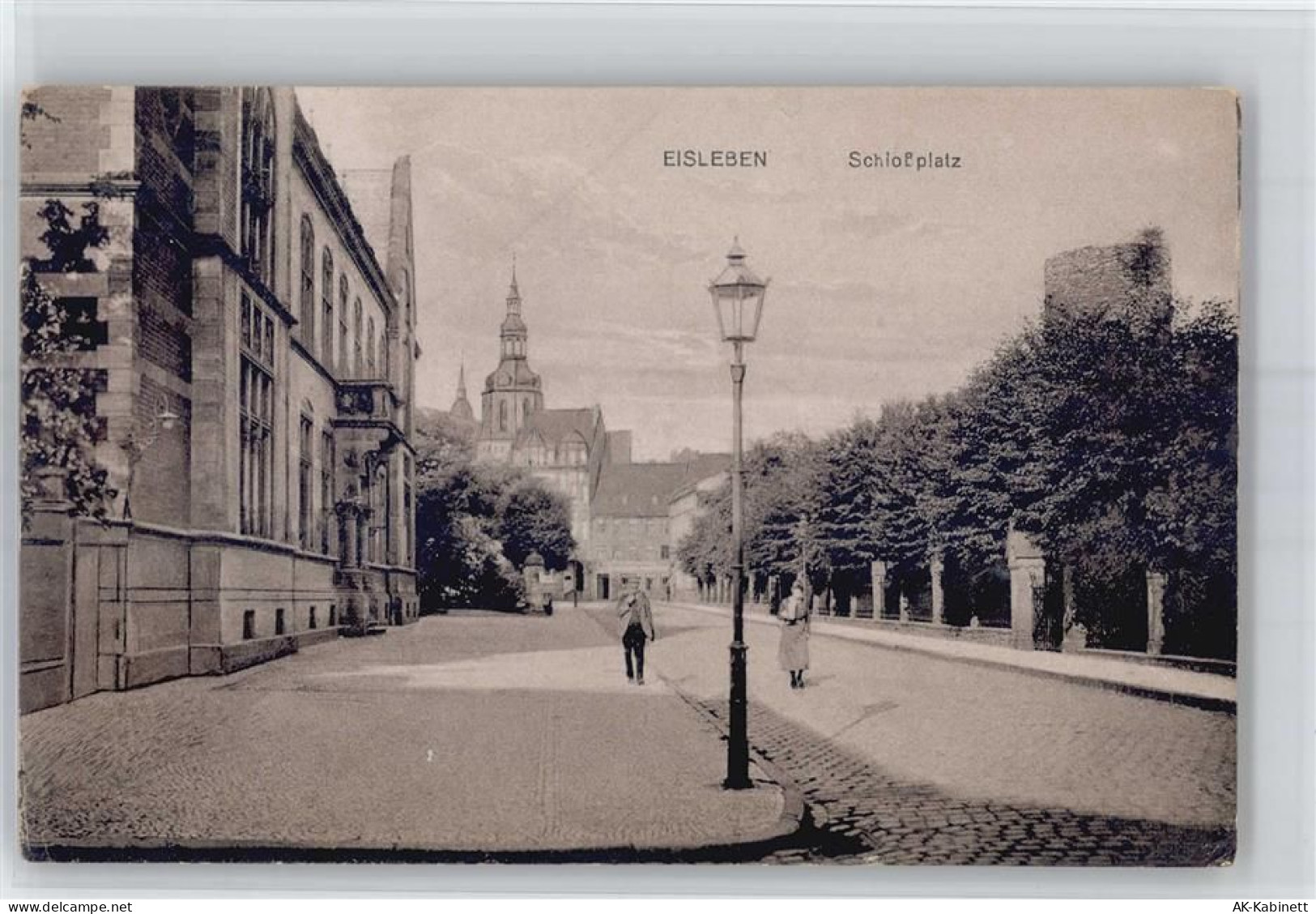 06295 O4250 Lutherstadt Eisleben - Kirche, Ortsansicht, Schloßplatz - 51119378