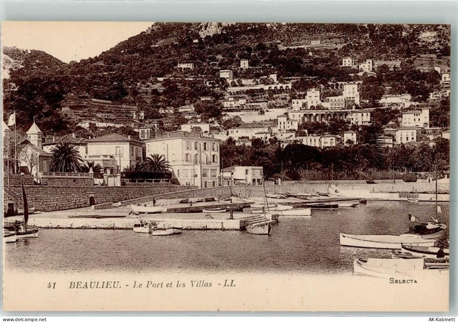 06310 Beaulieu-sur-Mer - le Port et les Villas - 39479651