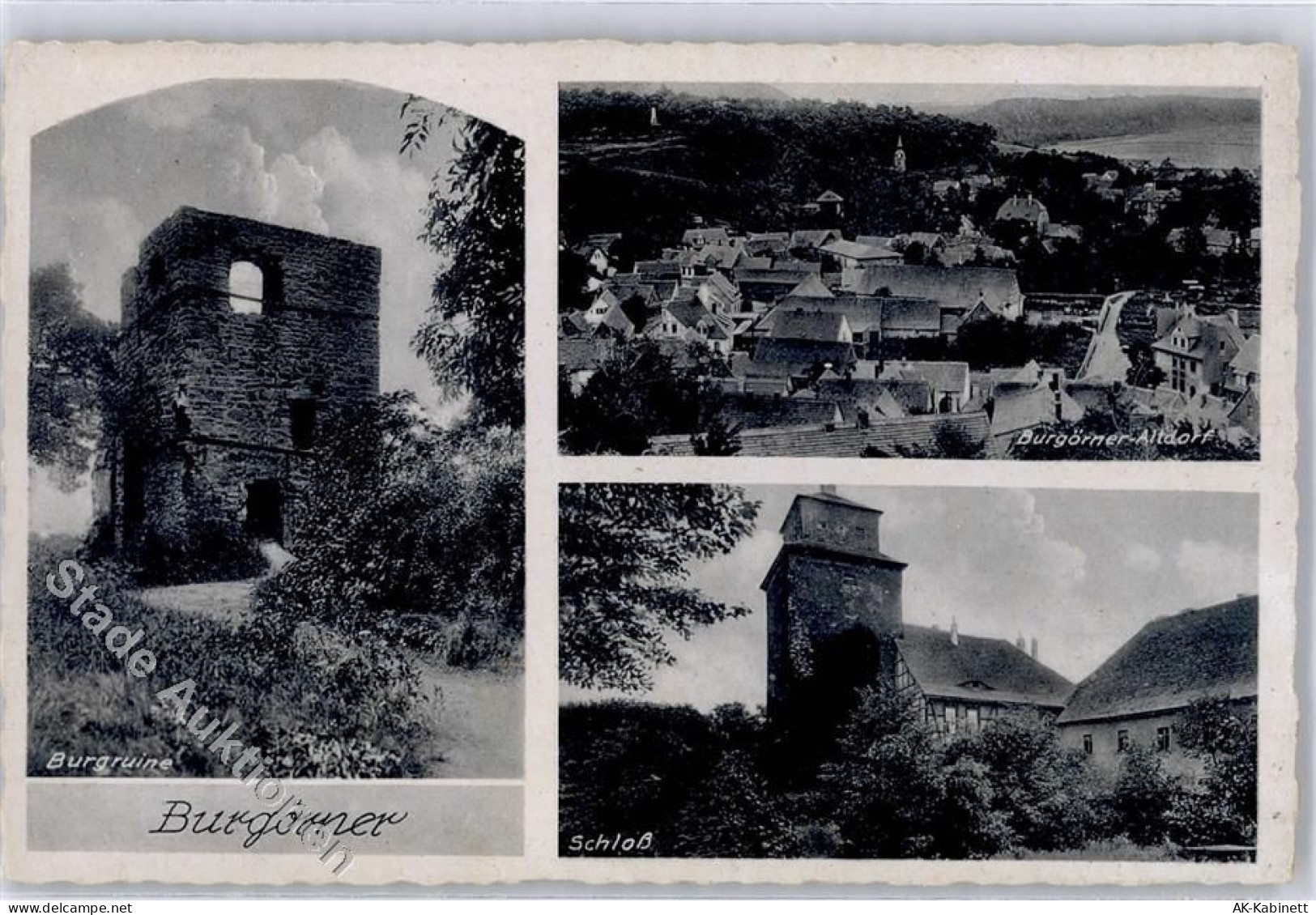 06333 O4270 Hettstedt , Sachs-Anh - Burgruine Schloss Burgörner - 51397805