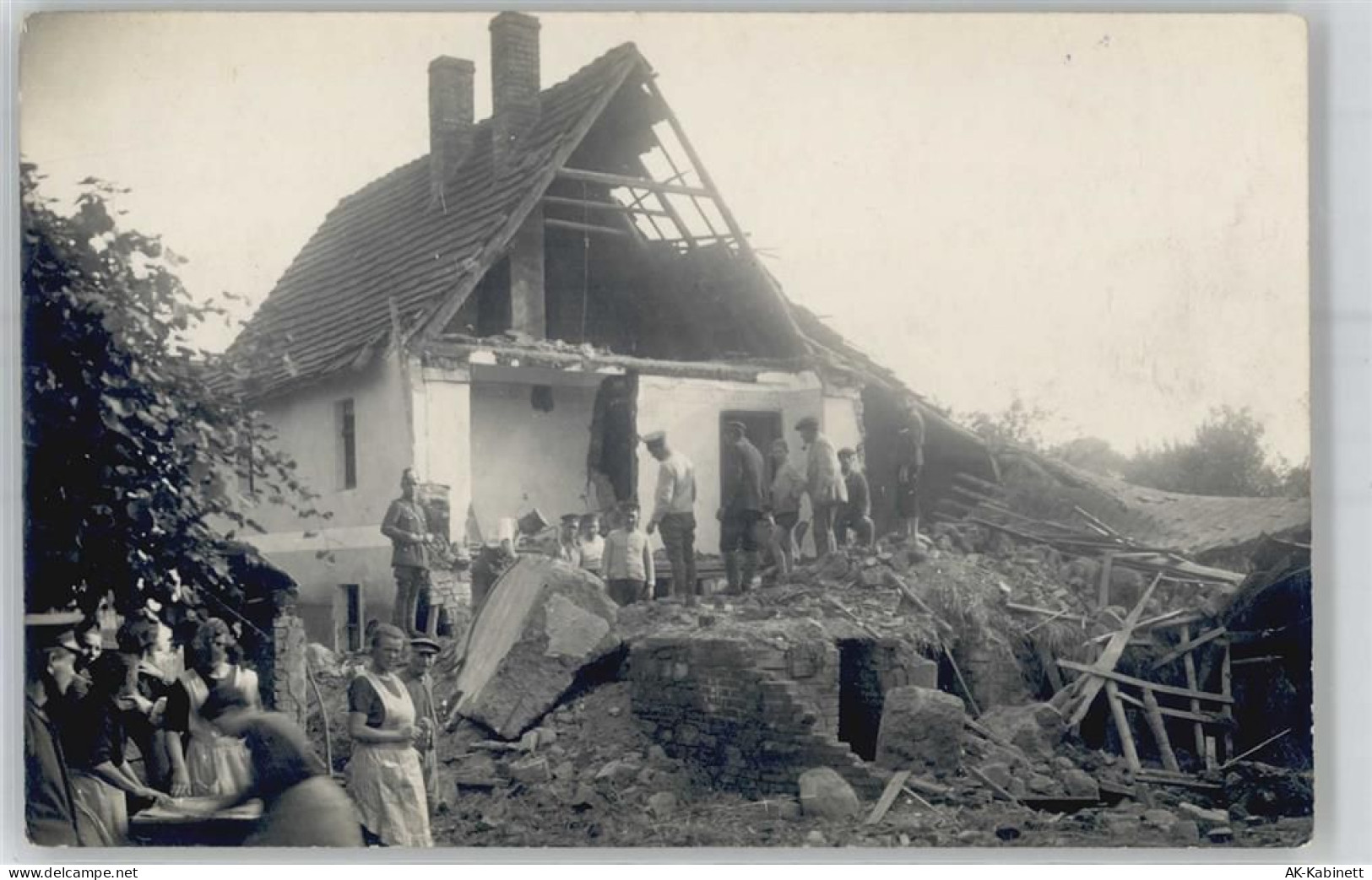 06347 O4272 Gerbstedt - zerstörtes Haus nach Unwetter 20.08.1925 - 51146664