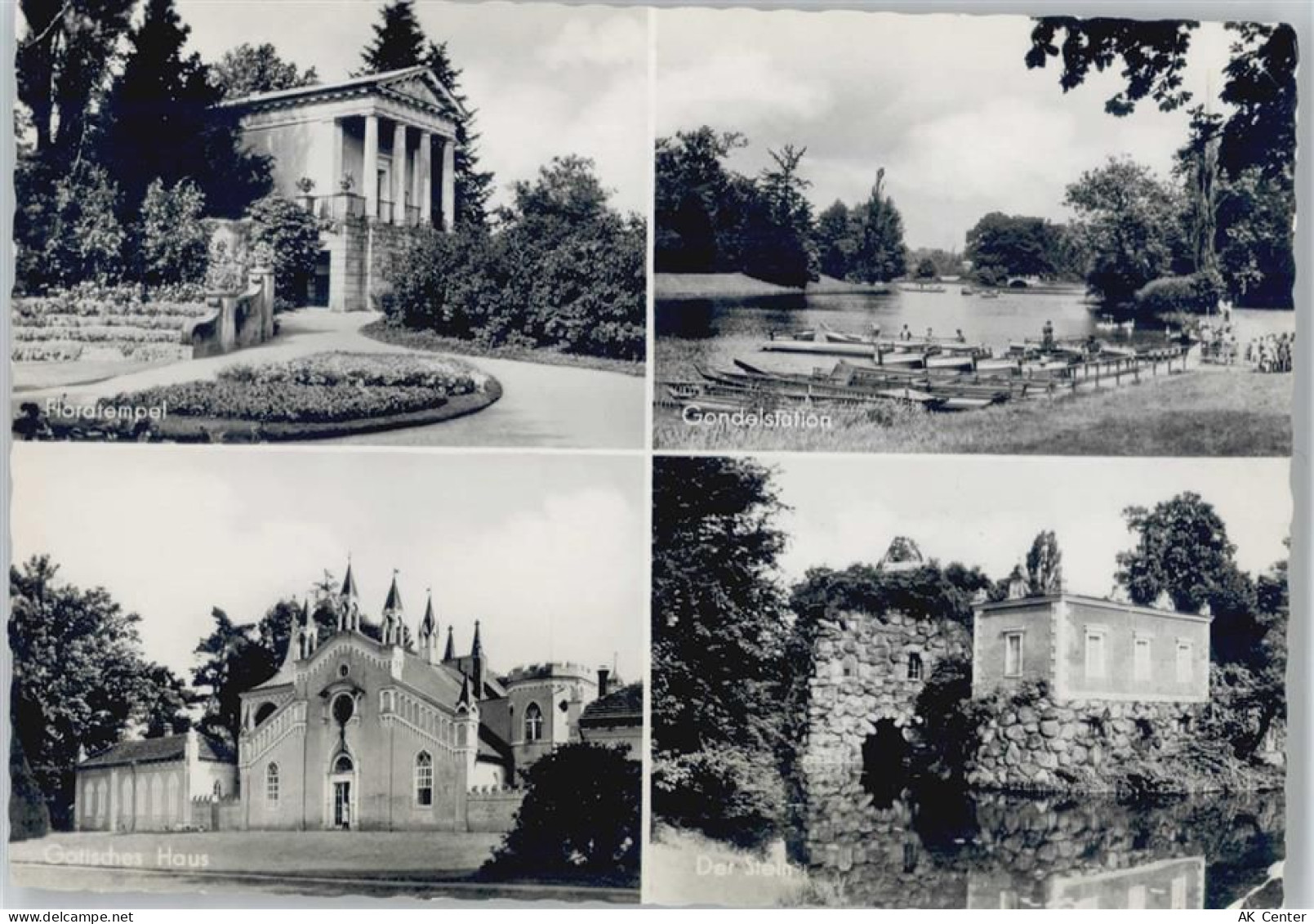 06786 O4414 Wörlitz - Floratempel Gondelstation Gotisches Haus der Stein... - 10057910