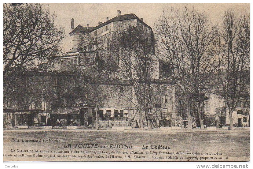 07 LA VOULTE-sur-RHONE  Le Château