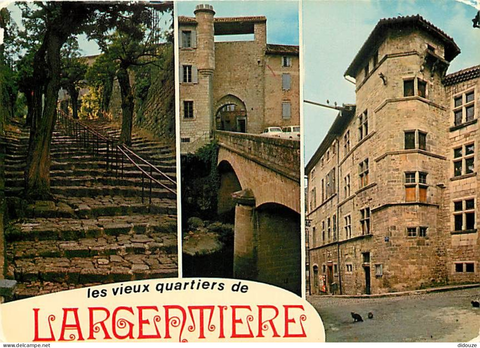 07 - Largentière - Les vieux quartiers - Multivues - CPM - Voir Scans Recto-Verso
