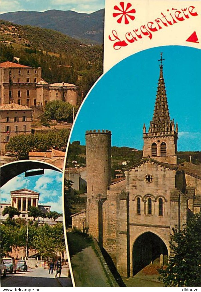 07 - Largentière - Multivues - Automobiles - CPM - Voir Scans Recto-Verso