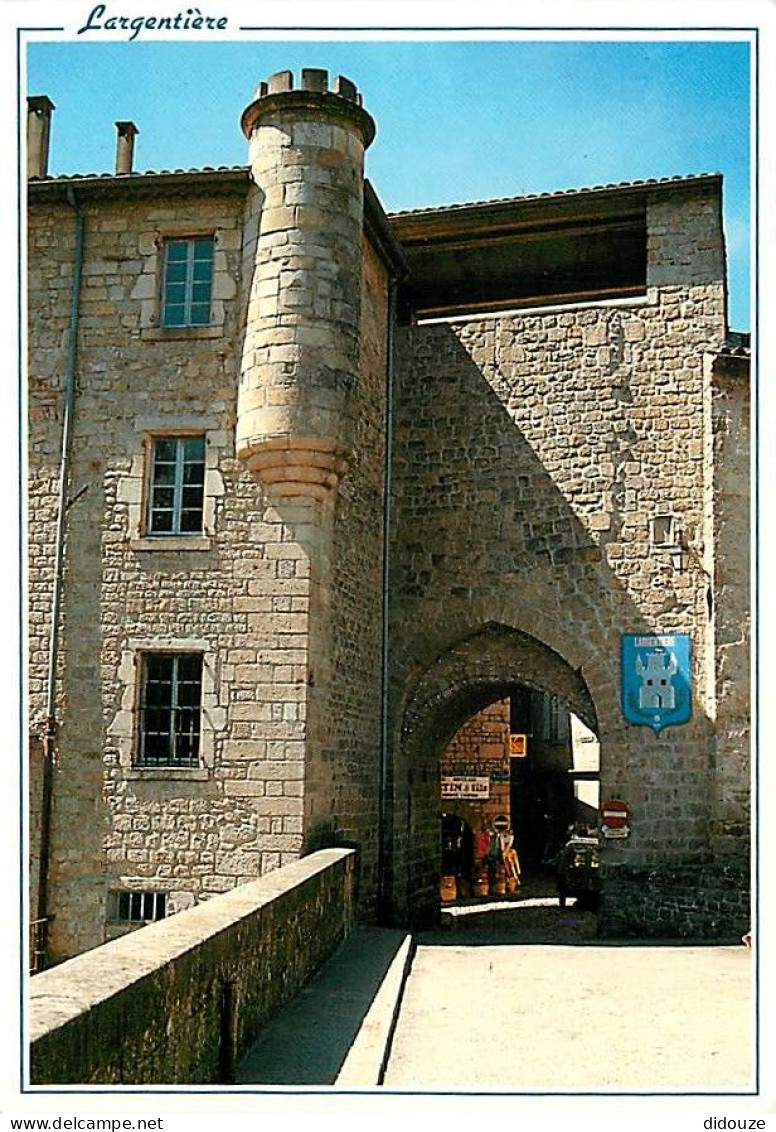 07 - Largentière - Porte des Récollets - Vieilles pierres - CPM - Voir Scans Recto-Verso
