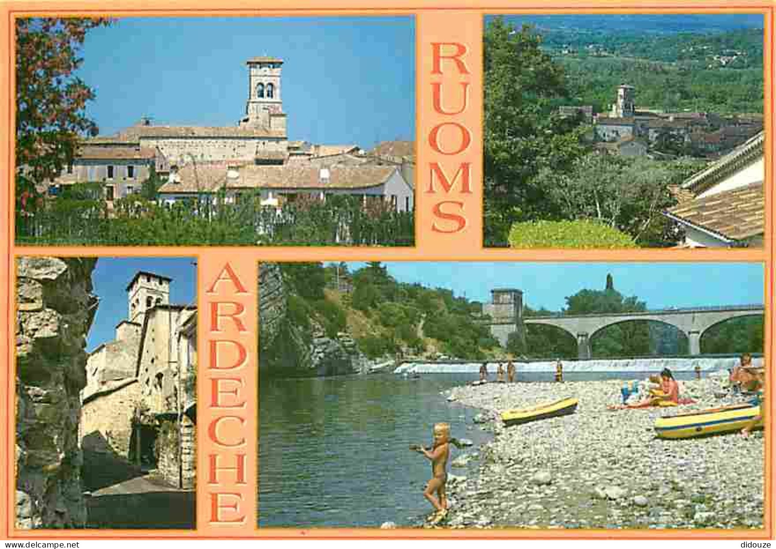 07 - Ruoms - Plage - Flamme Postale - CPM - Voir Scans Recto-Verso