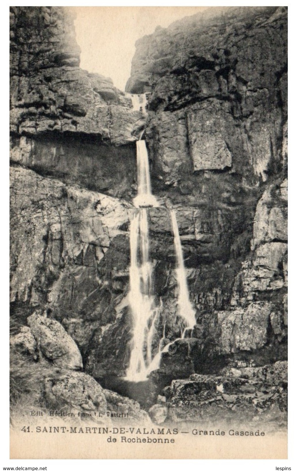 07 - SAINT MARTIN  de VALAMAS -- Grande cascade de Rochebonne