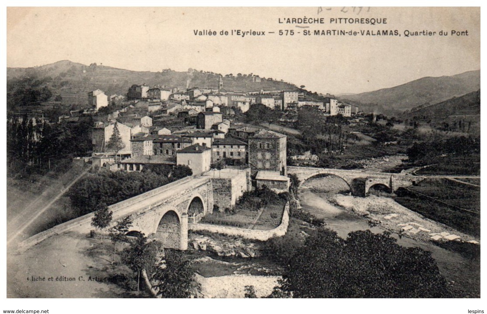 07 - SAINT MARTIN  de VALAMAS -- Quartier du Pont
