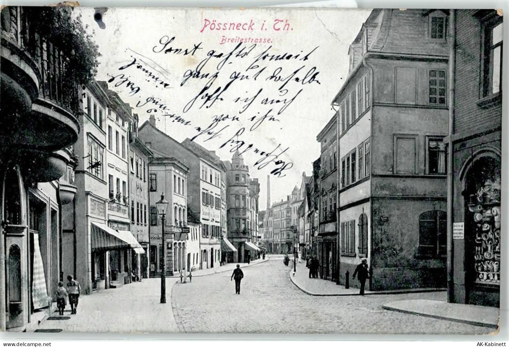 07381 O6840 Pößneck - 1914 Breitestrasse - 51880635