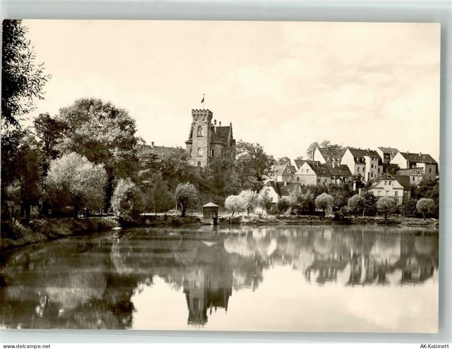 07580 O6516 Ronneburg , Thür - Schloss m. Badeteich - 38149465
