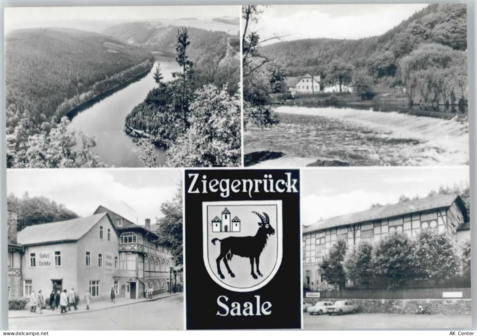 07924 O6557 Ziegenrück , Thür - Saaleschleife Saalewehr Hotel Heinke HO-... - 10057990