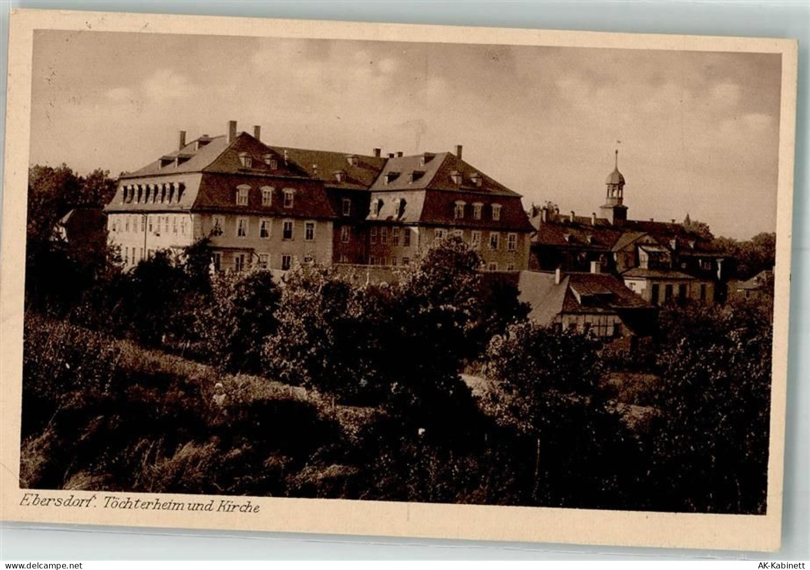 07929 O6551 Ebersdorf , Thür - Töchterheim Kirche - 38142525