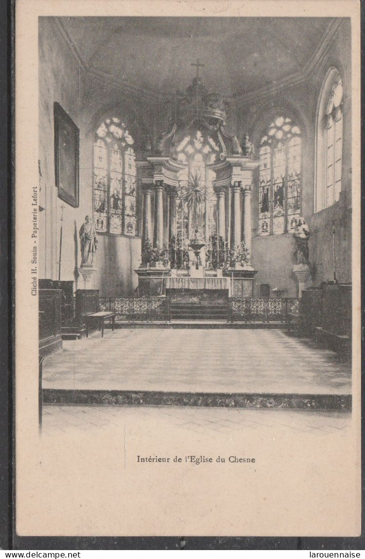 08 - LE CHESNE - Intérieur de l' Eglise du Chesne