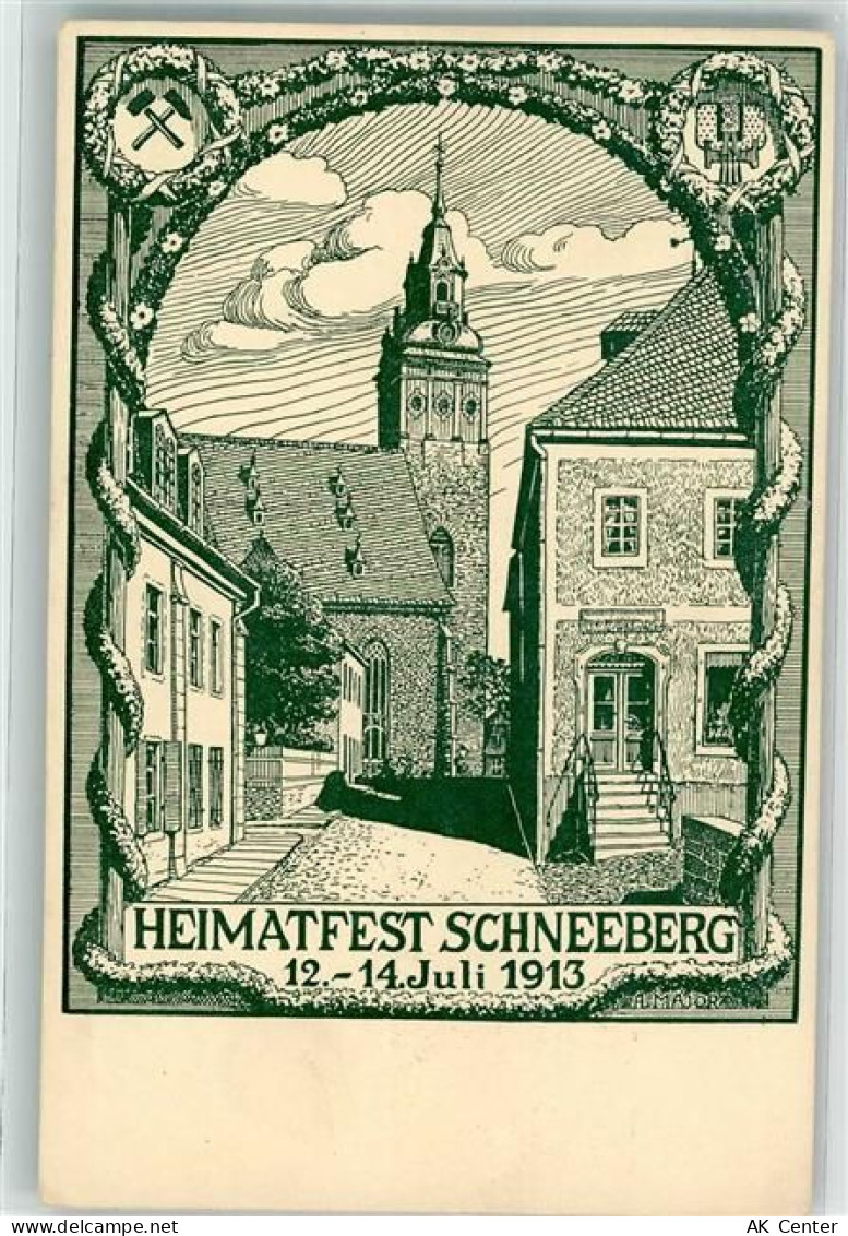 08289 O9412 Schneeberg , Erzgeb - Heimatfest Schneeberg 1913 Bergmannswa... - 13627951