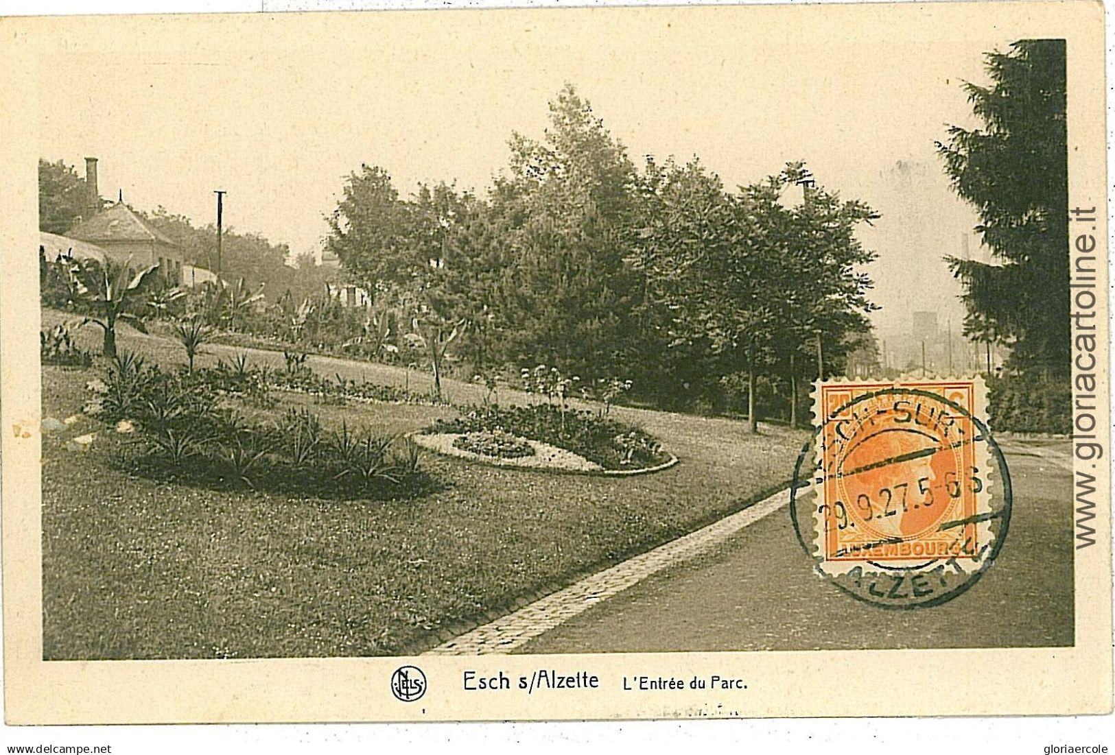 08577 - LUXEMBOURG  - Vintage Postcard  CPA -  Esch-Alzette  1927