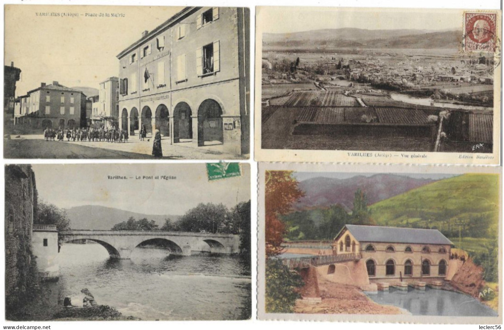 09 ARIEGE LOT DE 7 CPA VARILHES