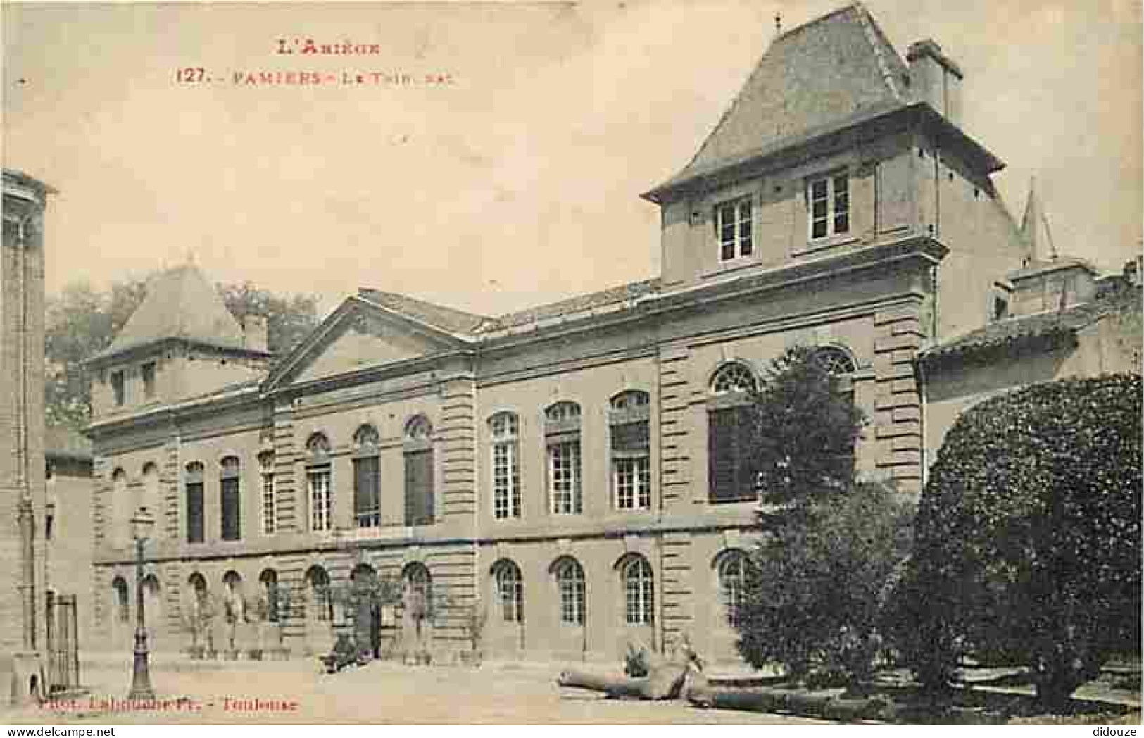 09 - Pamiers - Le Tribunal - CPA - Voir Scans Recto-Verso