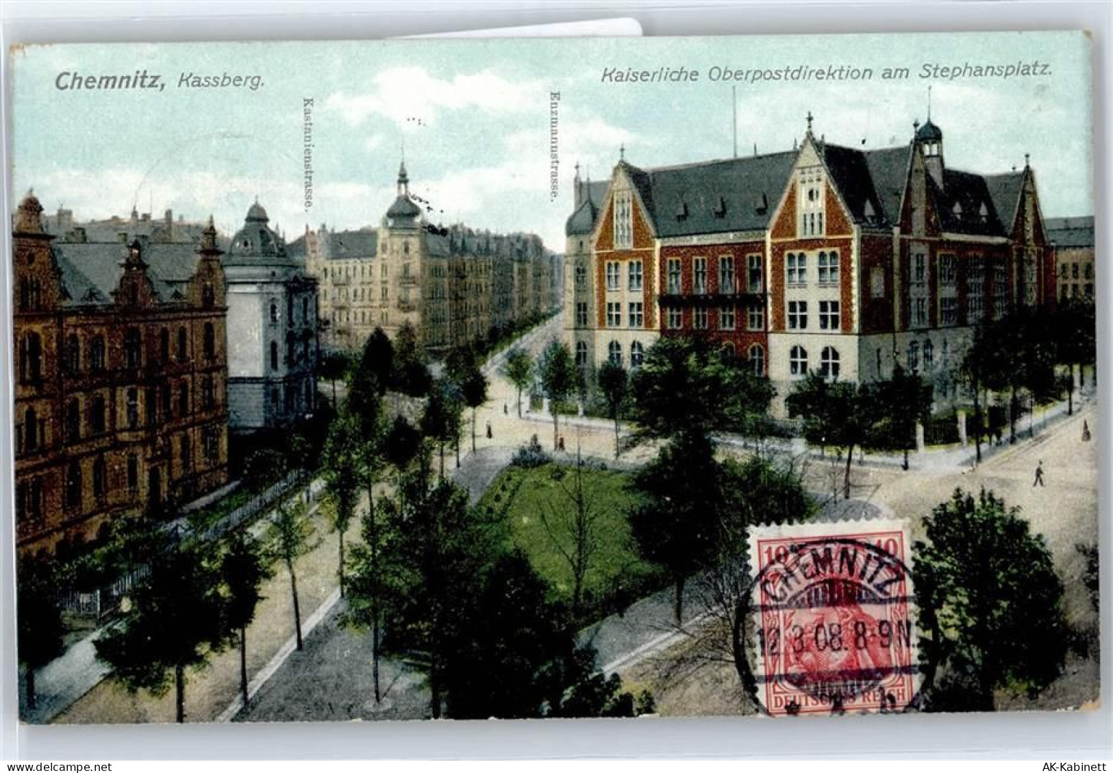 09111 O9000 Kaßberg - Kaiserliche Oberpostdirektion am Stephansplatz - 50995404