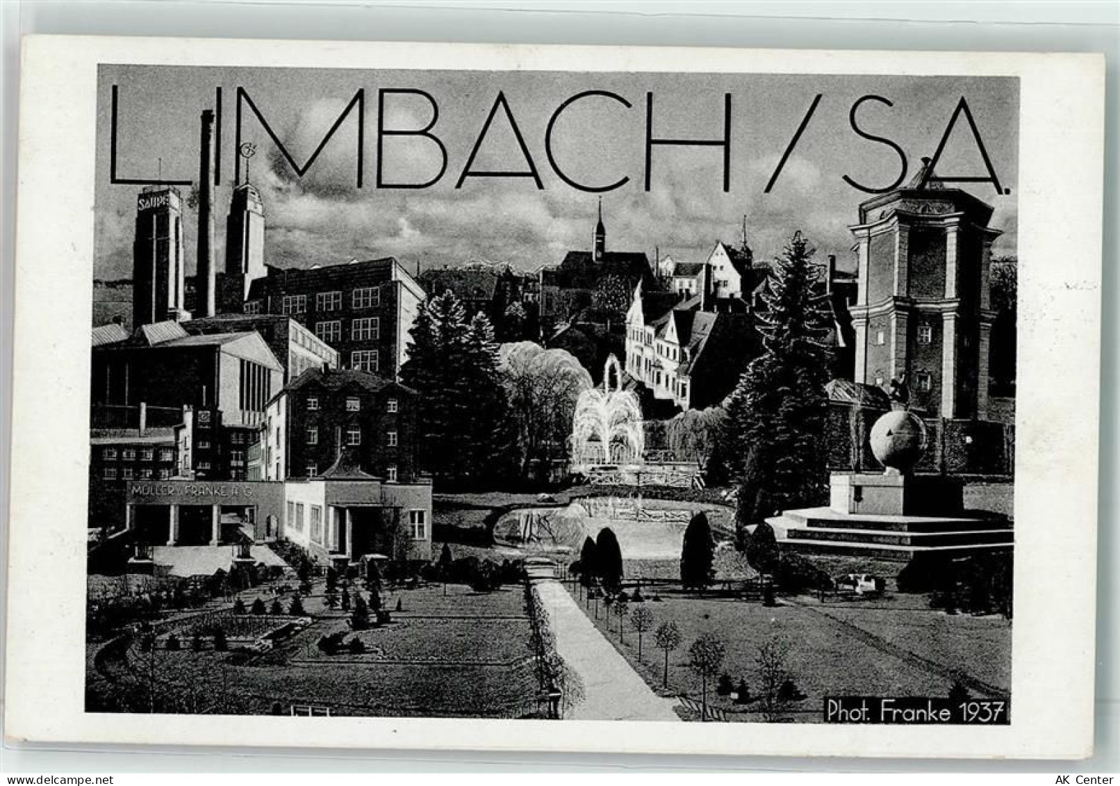 09212 O9102 Limbach-Oberfrohna - Fotomontage Foto Franke 1937 Stempel WK... - 13618862