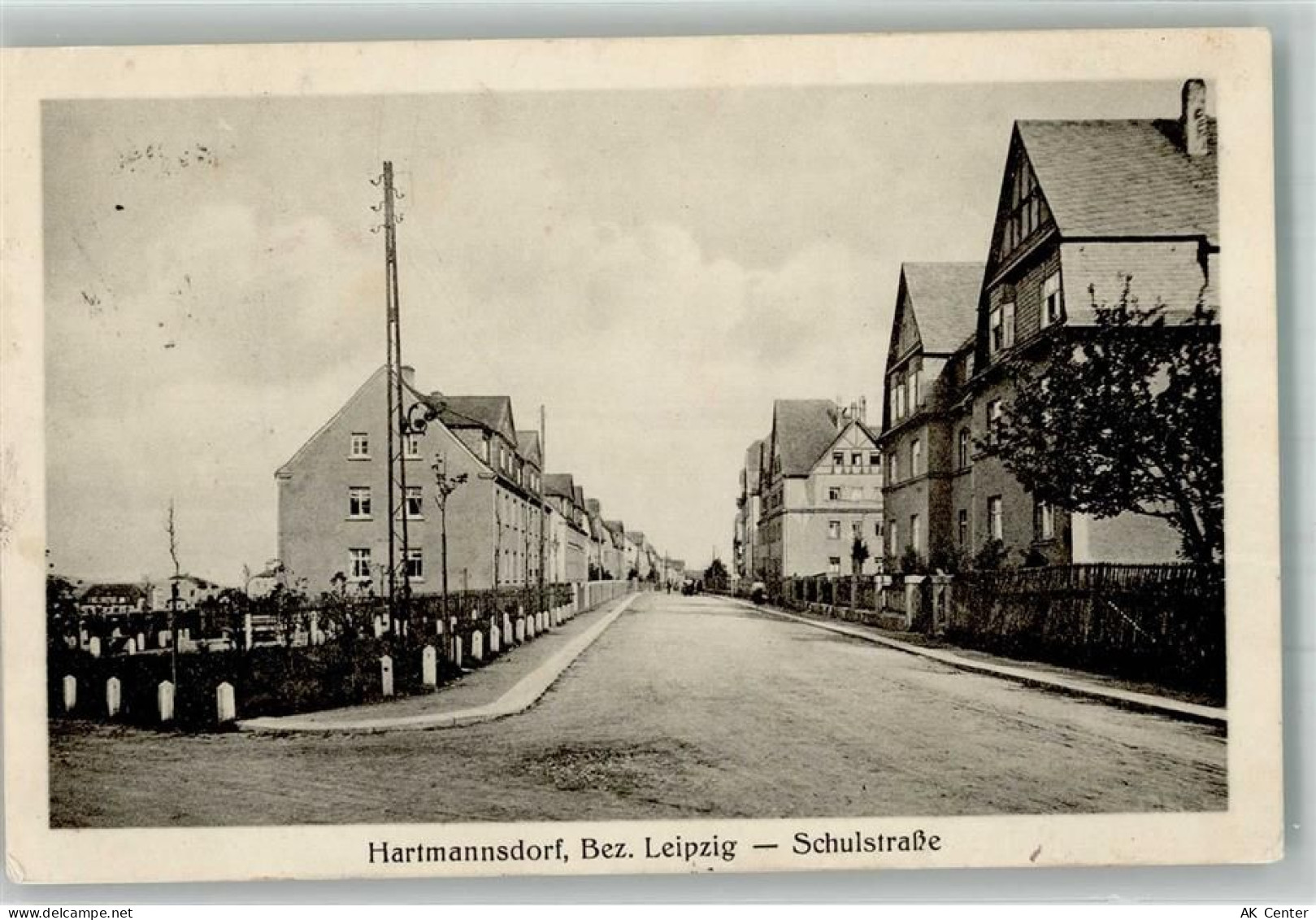 09232 O9116 Hartmannsdorf b Chemnitz, Sachs 1925 - Schulstraße - 13654992