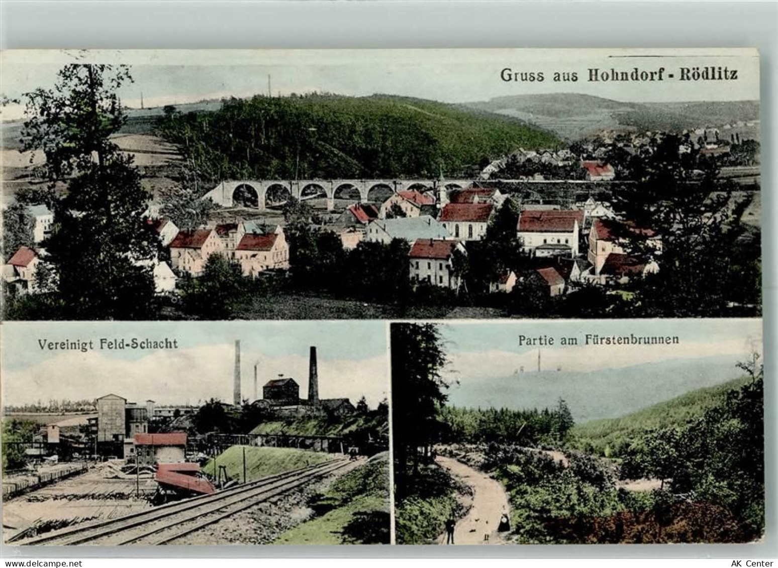 09394 O9158 Hohndorf b Stollberg, Erzgeb - Vereinigt Feld-Schacht Am Für... - 13660896