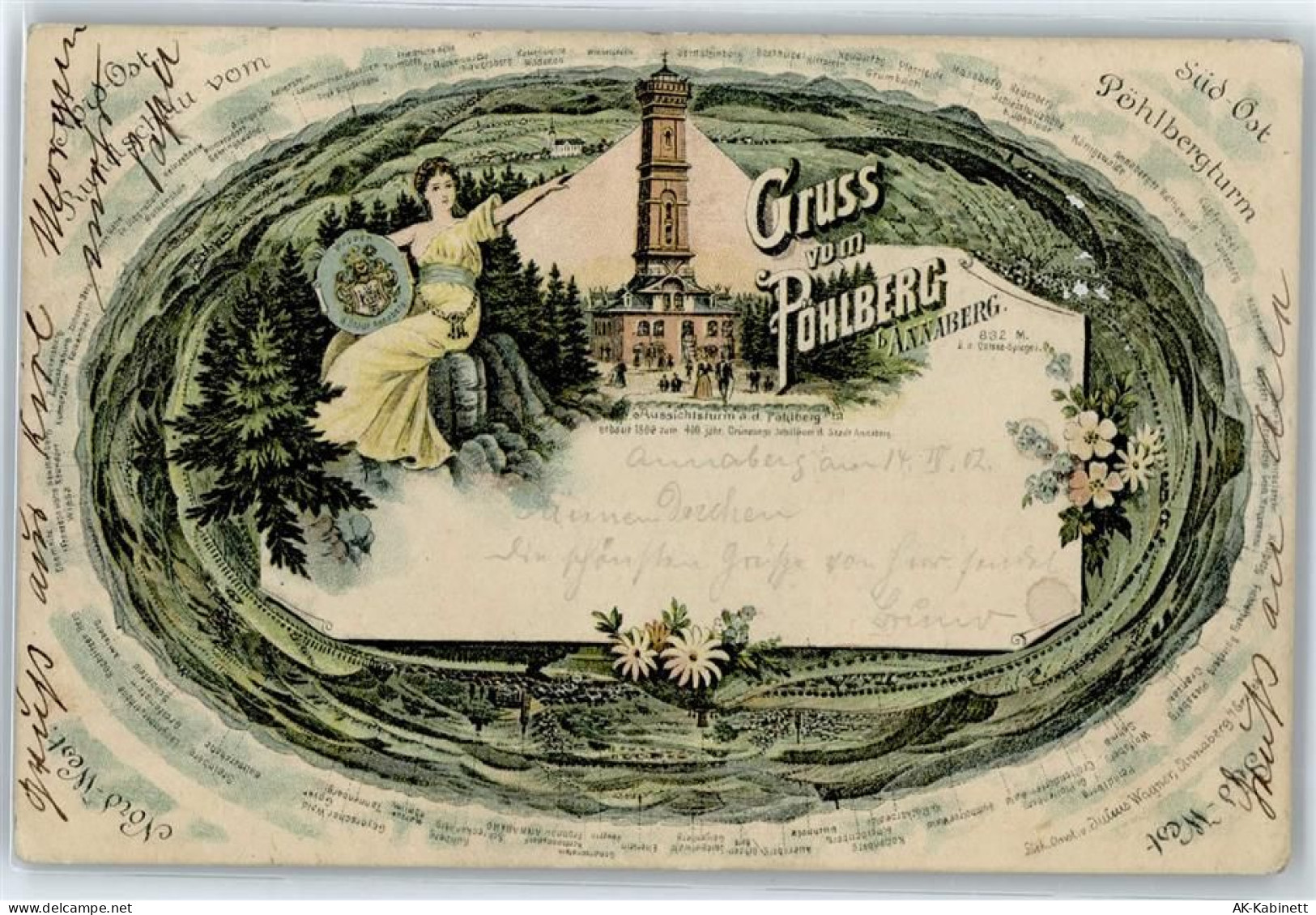 09456 O9300 Annaberg-Buchholz - Aussichtsturm auf dem Pöhlberg - 51041661