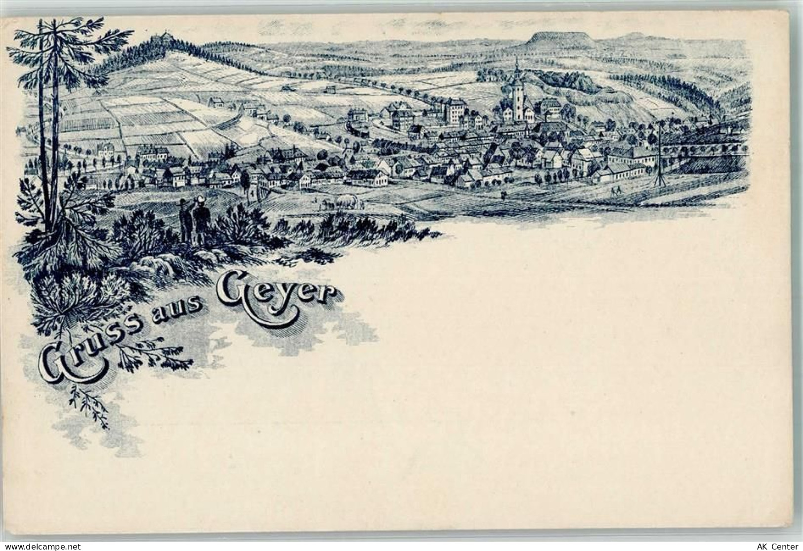 09468 O9307 Geyer Lithographie Vorläufer Druck um 1890 Geyer - 13661387