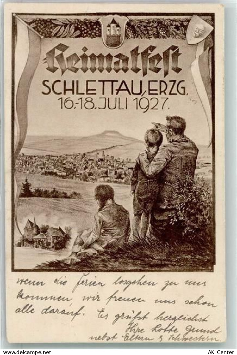 09487 O9316 Schlettau , Erzgeb - Heimatfest Juli 1927 - 13618336