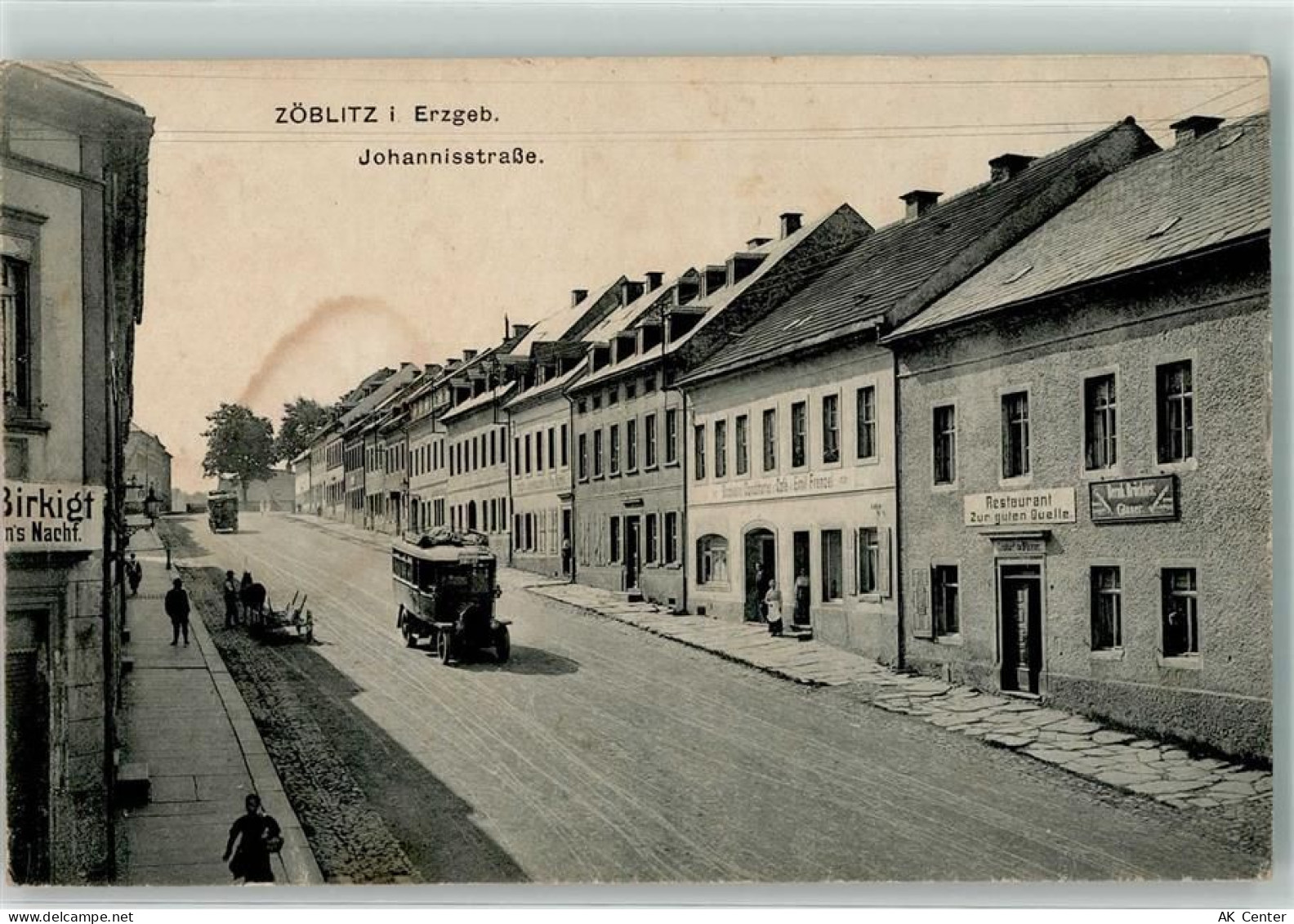 09517 O9347 Zöblitz - Johannisstraße Postbus Gasthaus zur guten Quelle C... - 13630625