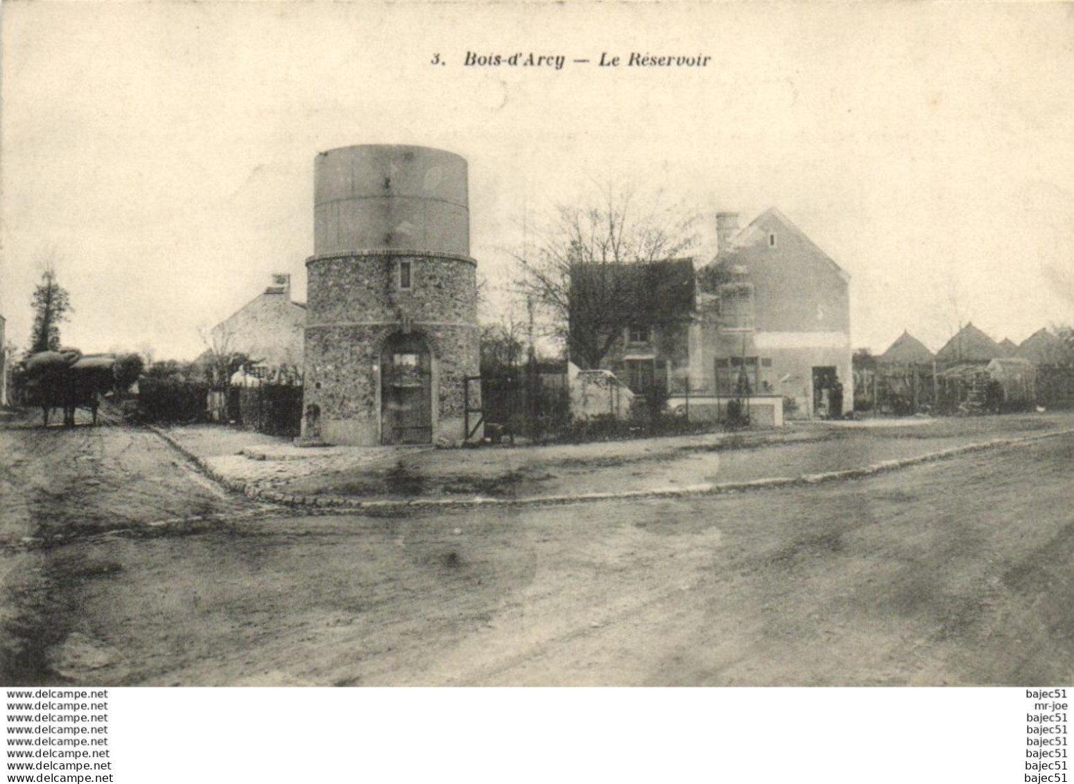 1 cpa Bois d'arcy - le réservoir