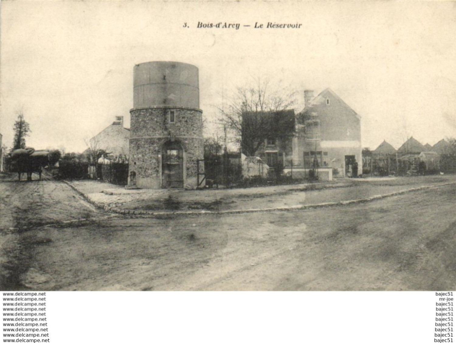 1 cpa Bois d'arcy - le réservoir