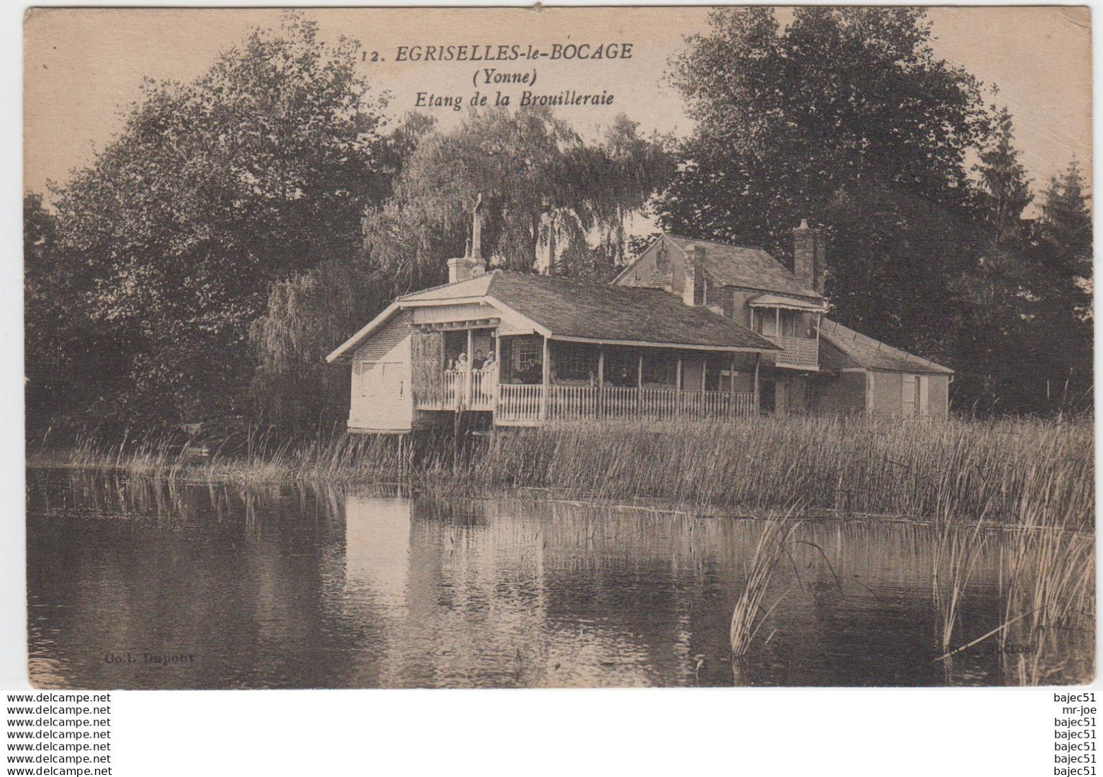 1 cpa Egriselles le Bocage