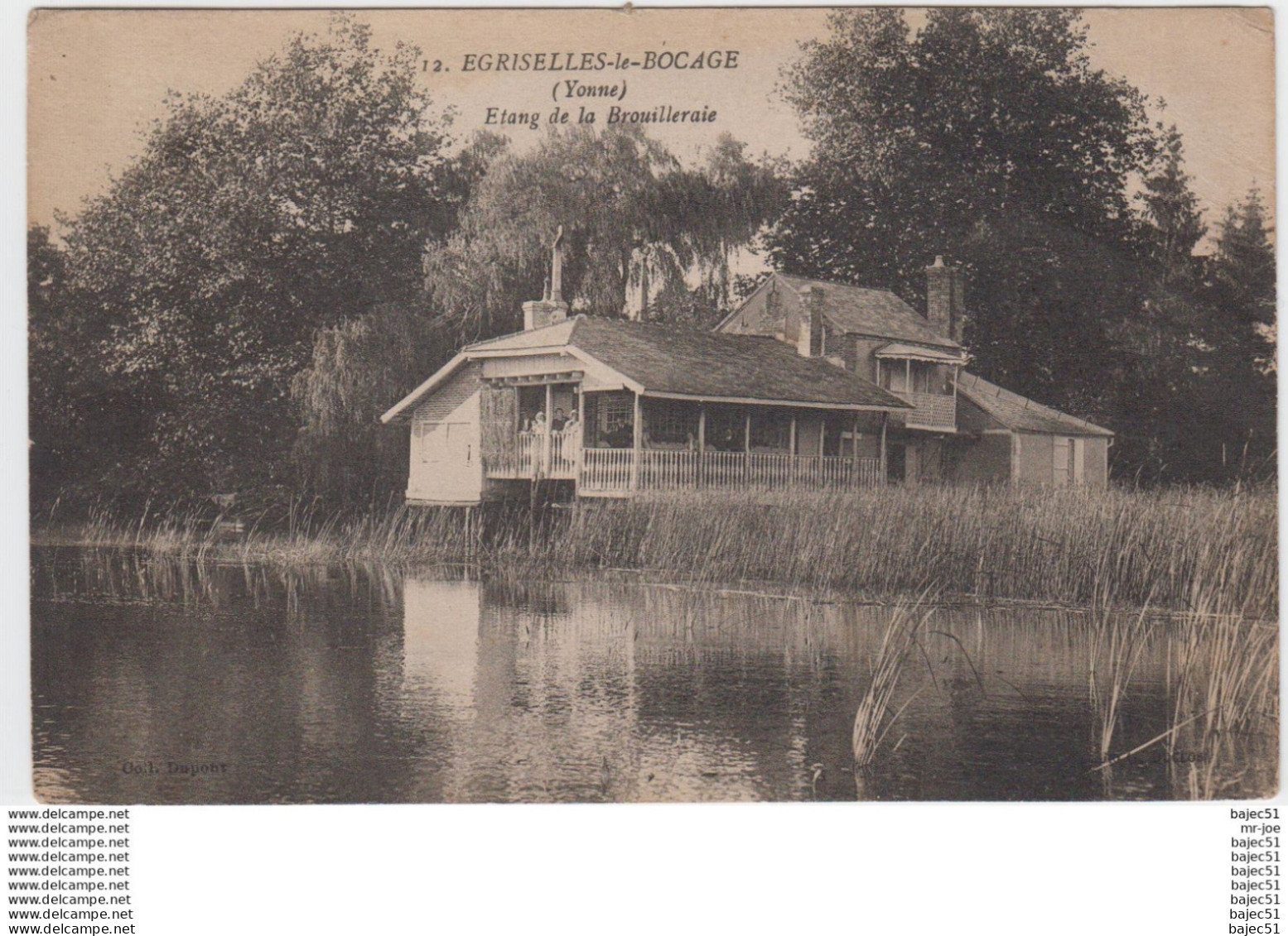 1 cpa Egriselles le Bocage