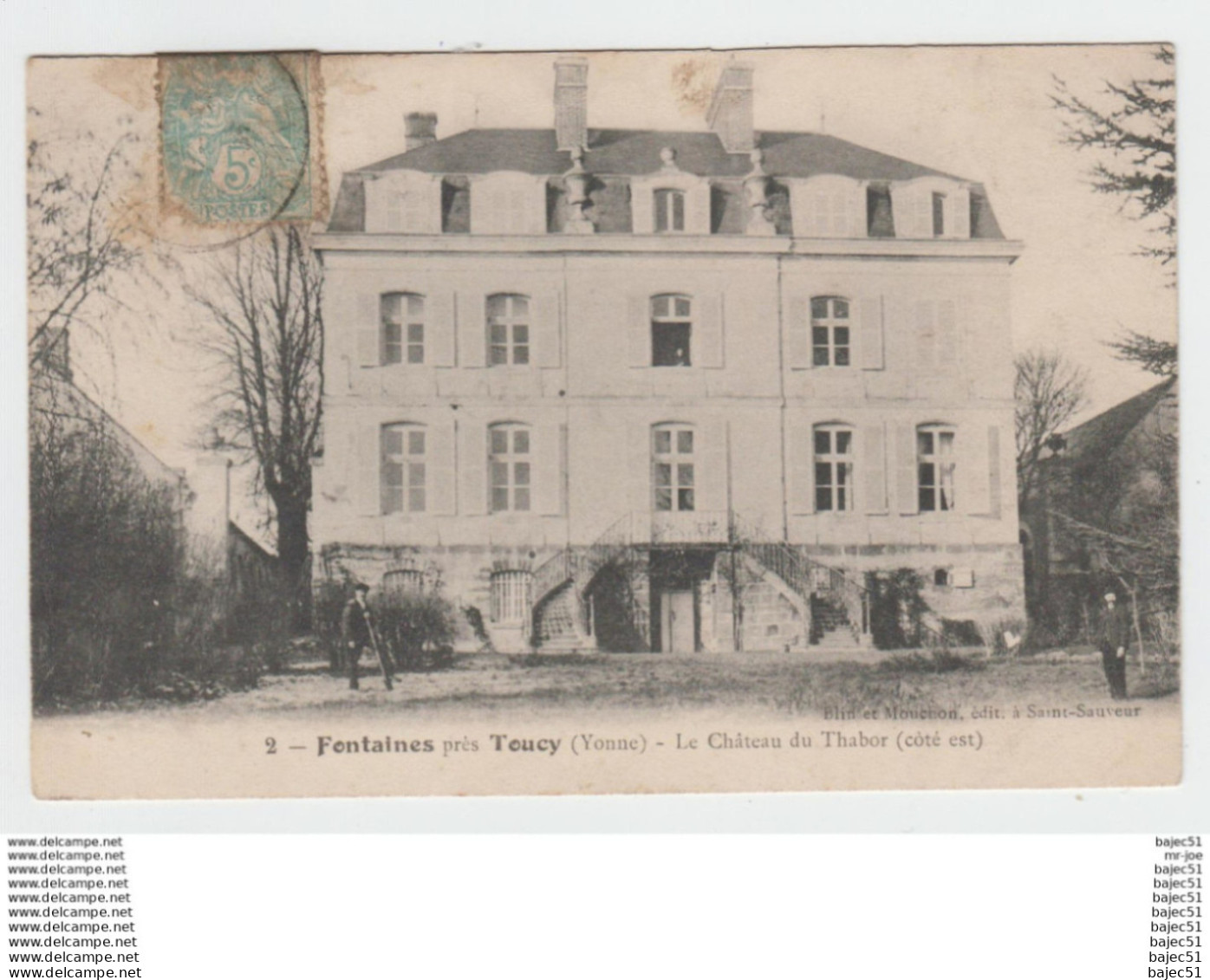 1 cpa Fontaines "Château du Thabor"