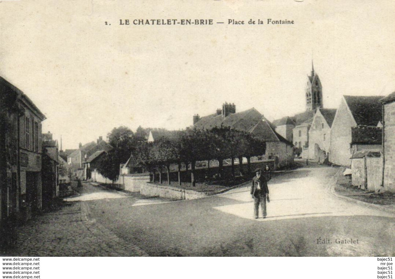 1 cpa Le chatelet en brie