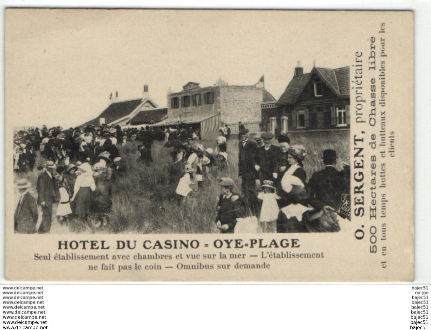 1 cpa Oye plage - hôtel du casino
