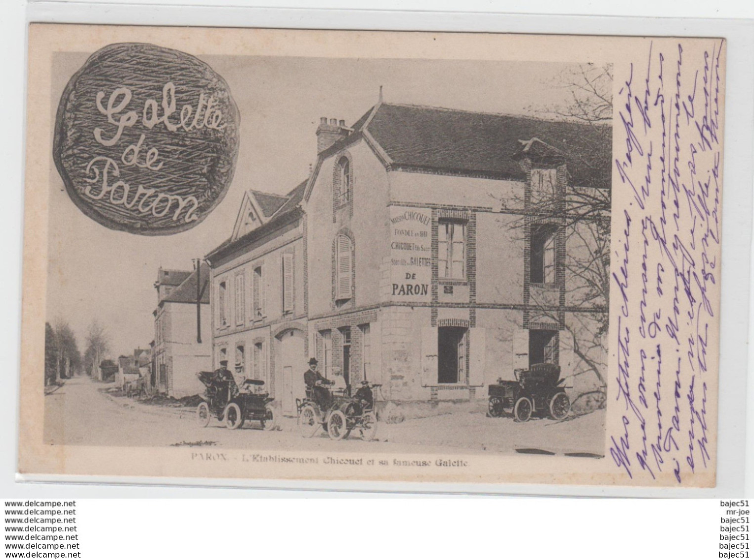 1 cpa Paron "pionnière"