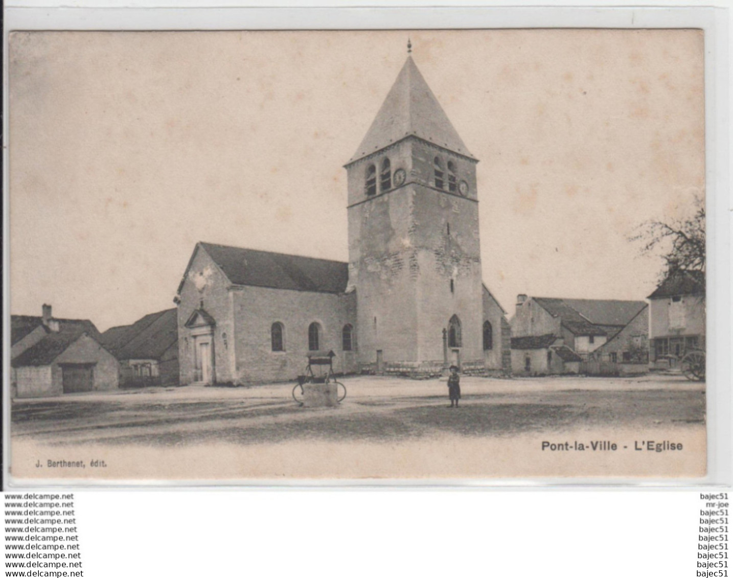 1 cpa Pont la Ville