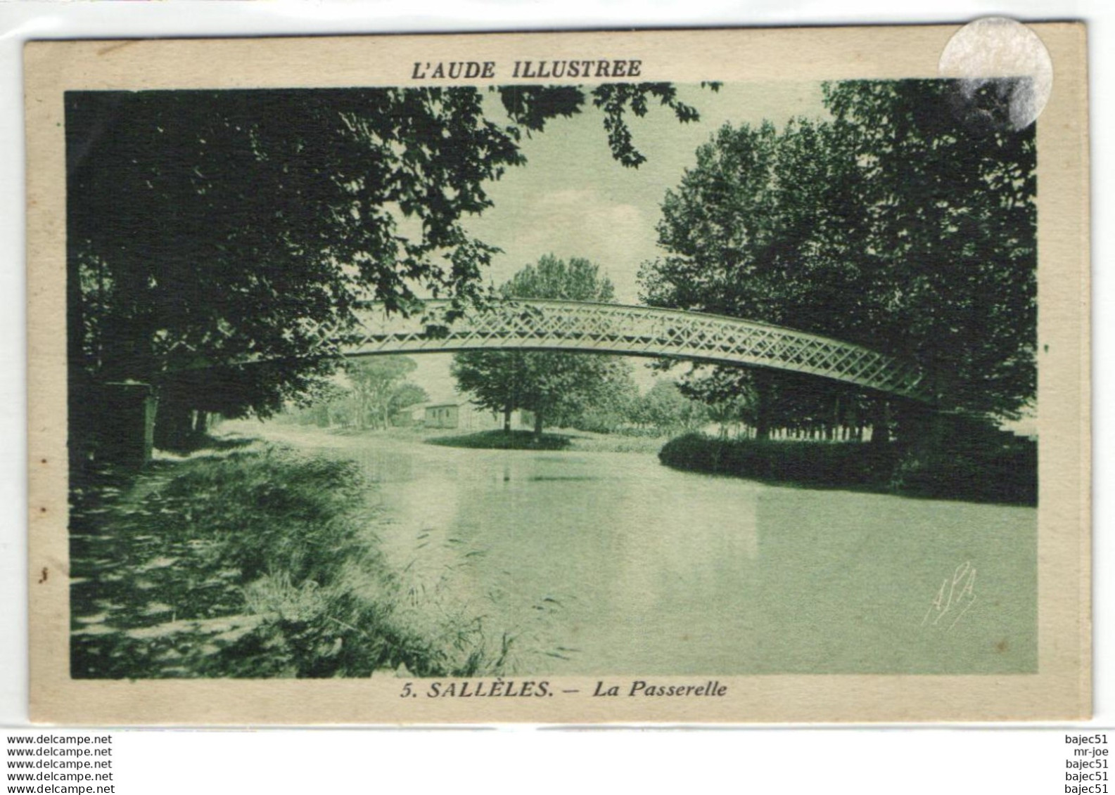 1 cpa Salleles d'aude