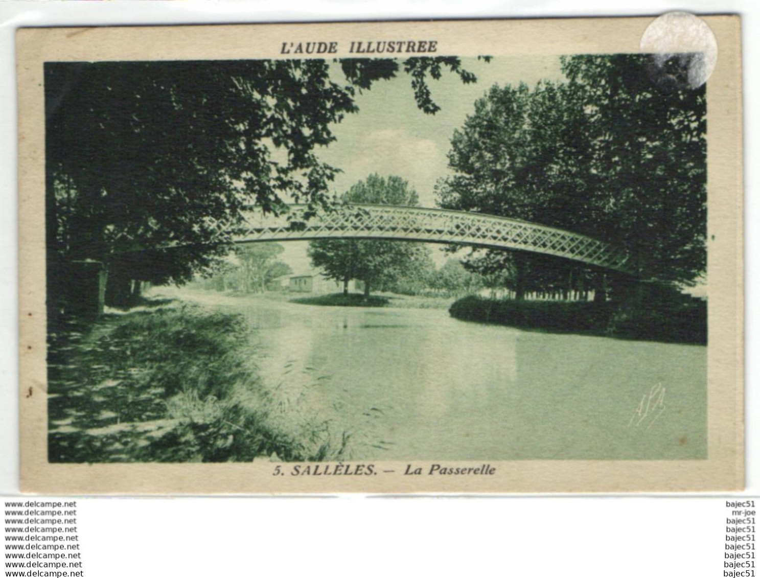 1 cpa Salleles d'aude