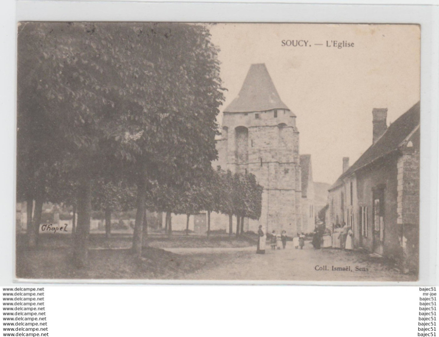 1 cpa Soucy "l'église"