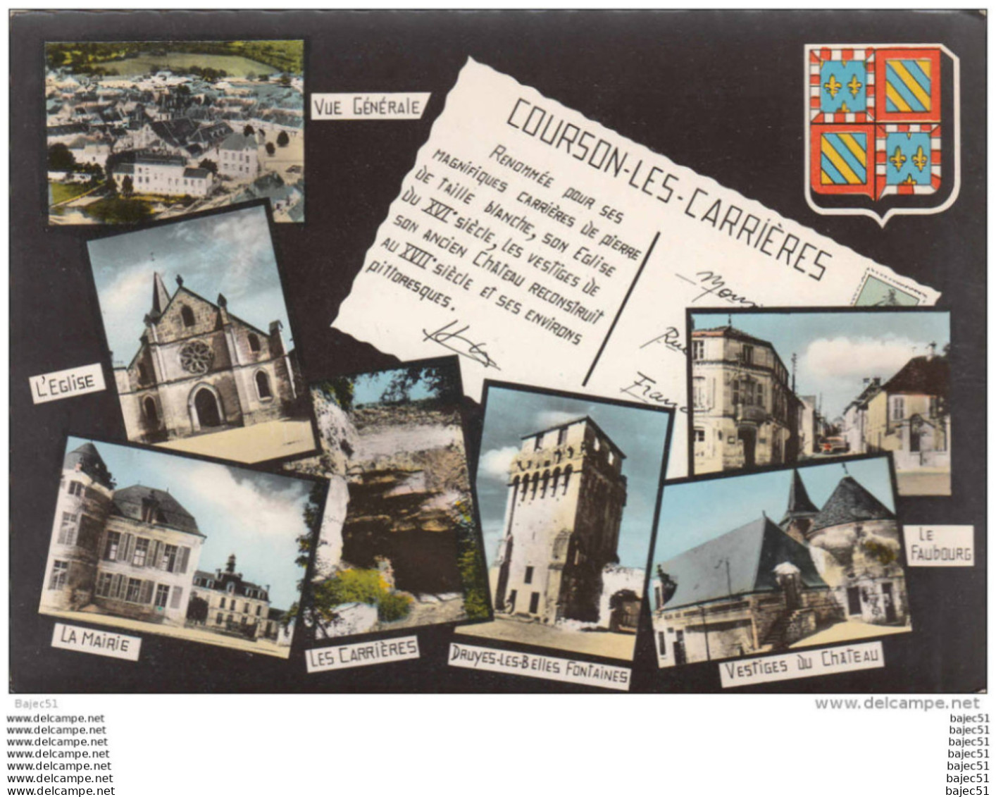 1 cpsm Courson les Carrières