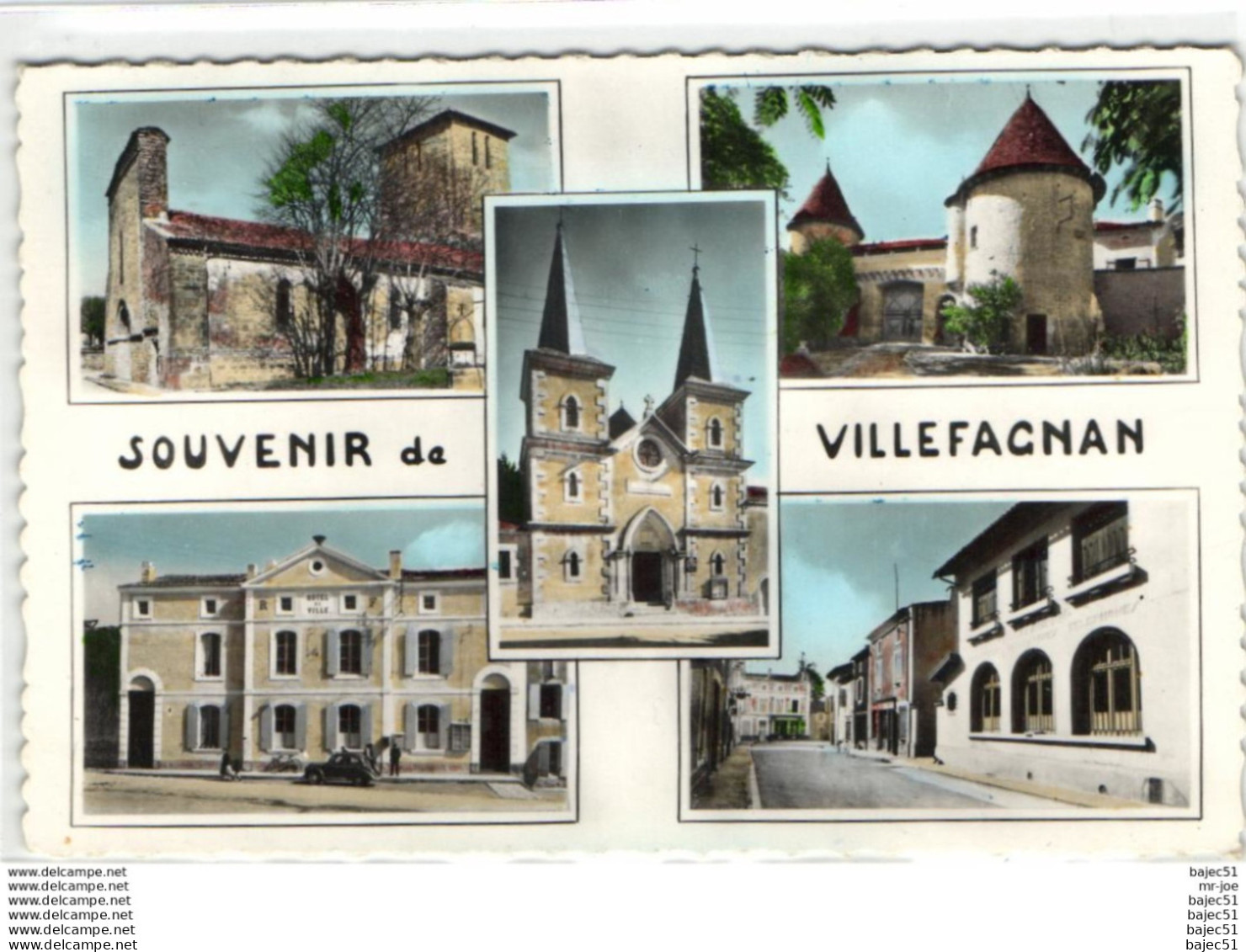 1 cpsm Souvenir de Villefagnan